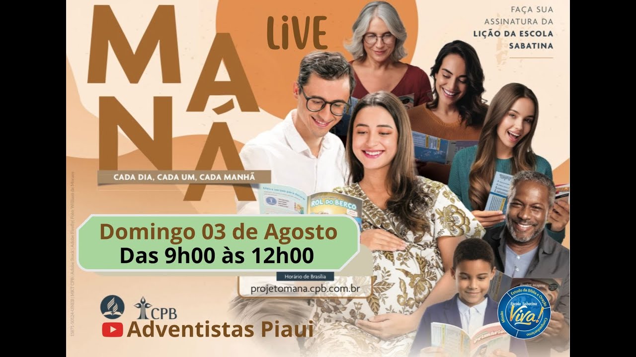 Projeto Maná 2025 | Live de Lançamento