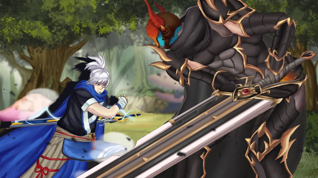 Grand Chase: Sieghart (Prime Knight) vs. Lass (Striker)