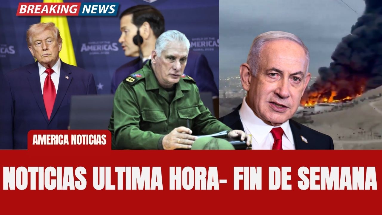 🚨NOTICIAS:  TEHERÁN BAJO FUEGO | TRUMP: 