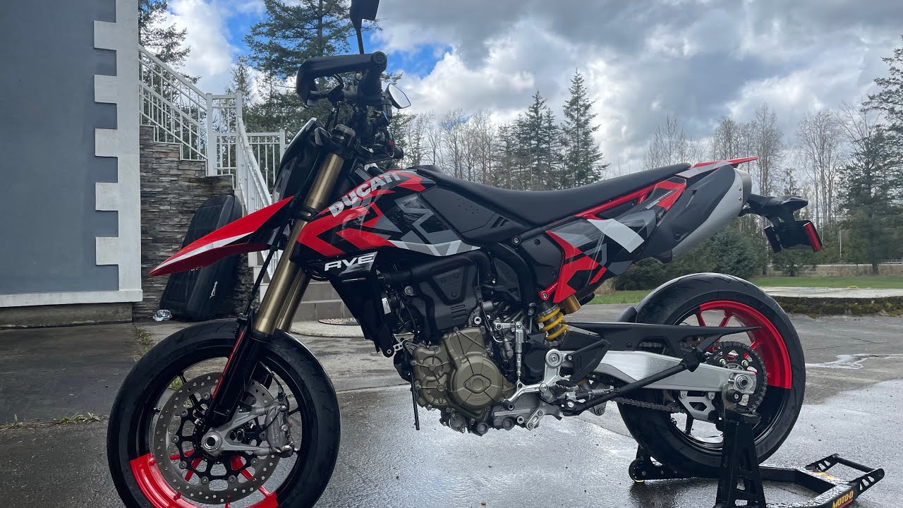 Ducati hypermotard 698: insane gains with my new airbox lid and sprint filter