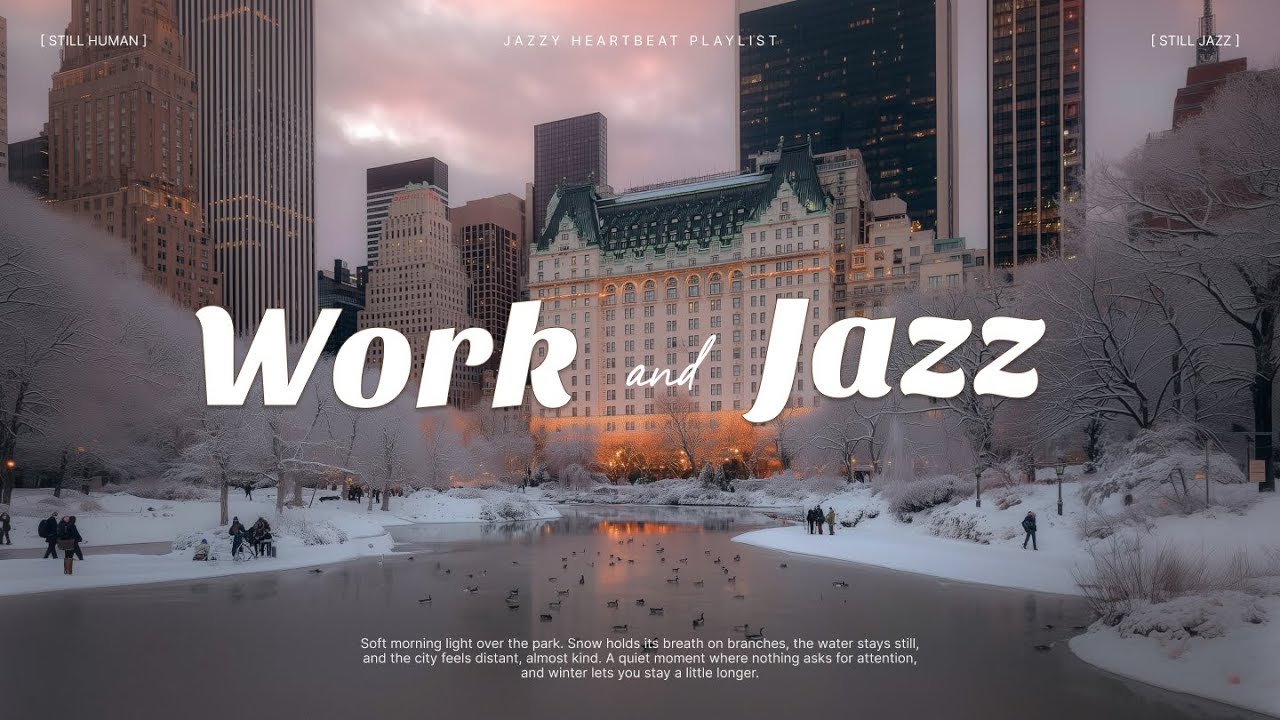 Winter Productivity: Smooth Instrumental Jazz for Deep Work & Focus☕️