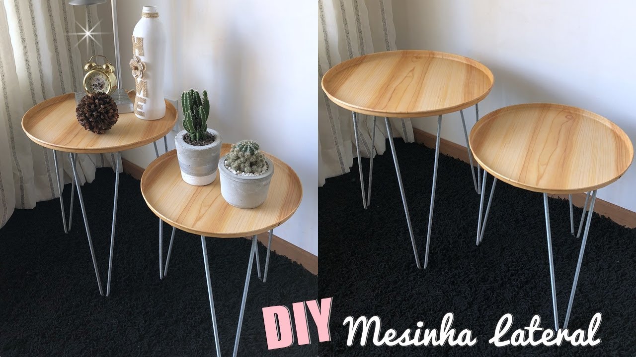 FAÇA VOCÊ MESMO - MESINHA LATERAL #DIY