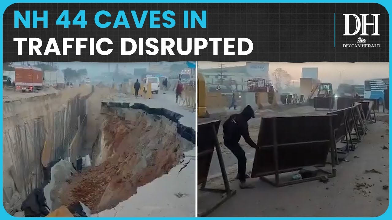 Highway Shocker: NH 44 Road Caves in Near Attibele