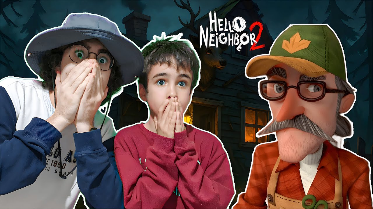 BERAT VE BUĞRA AVCININ EVİNDEKİ TÜM GÖREVLERİ TAMAMLADI! Hello Neighbor 2