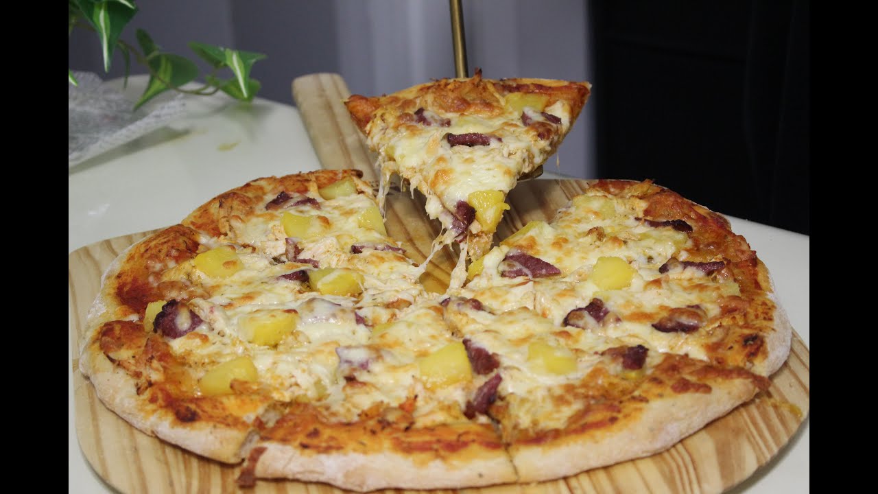 ГАВАЙСКАЯ ПИЦЦА♥️Лучший рецепт теста на пиццу😋 1