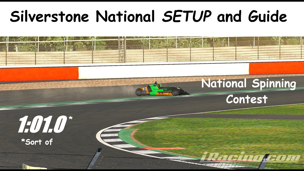 iRacing Silverstone National Ray FF1600 SETUP and Track Guide