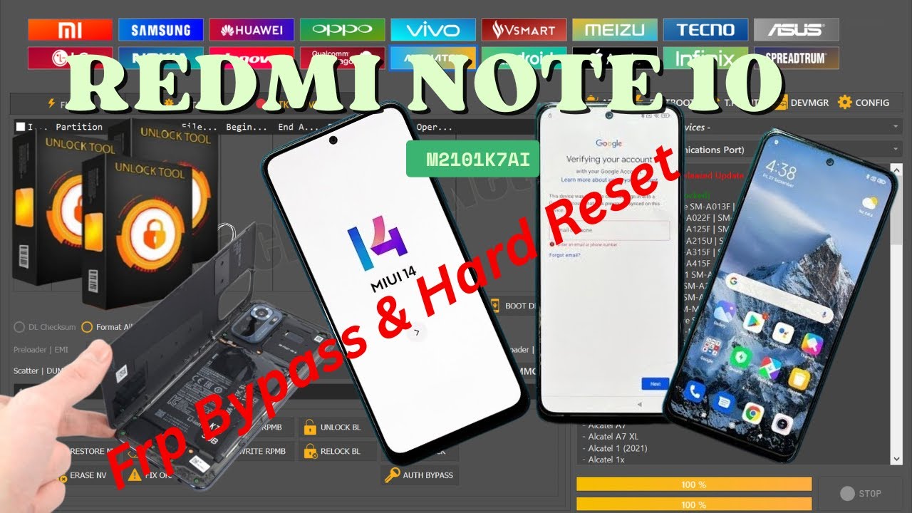 Redmi Note 10 Frp Bypass MiUi 14 2025 latest security ✅ with unlock tool Google Account remove