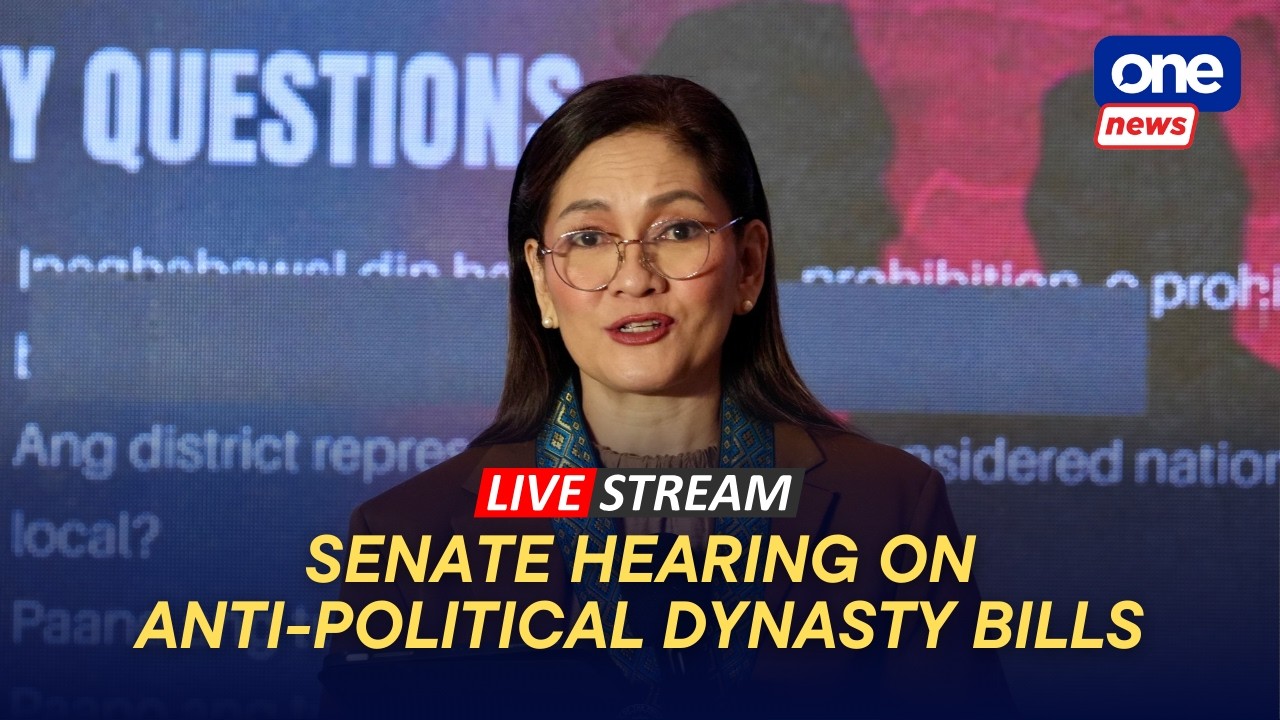 LIVE: Senate holds hearing on anti-political dynasty bills (February 11, 2025)