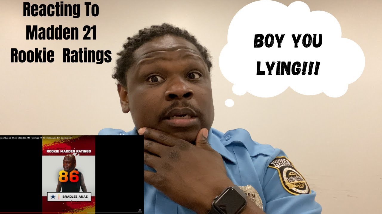 Reacting To Madden 21 Rookie Ratings