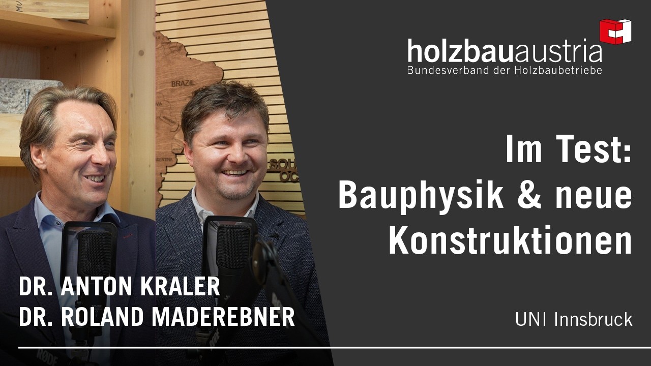 #13 -01 „Neue Wege im Holzbau: Bauphysik und neue Konstruktionen im Test“