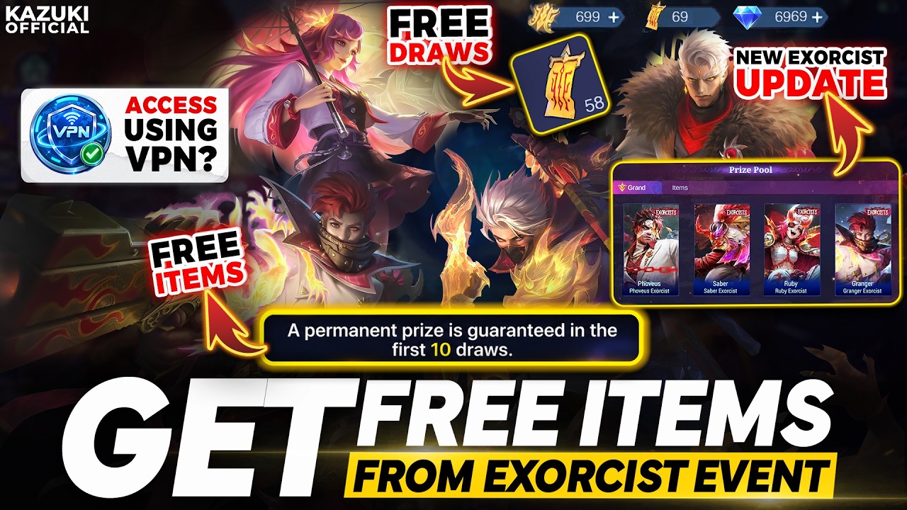 EXORCIST EVENT IS BACK! REGION LOCK WARNING + EXORCIST 3.0 UPDATE | MLBB