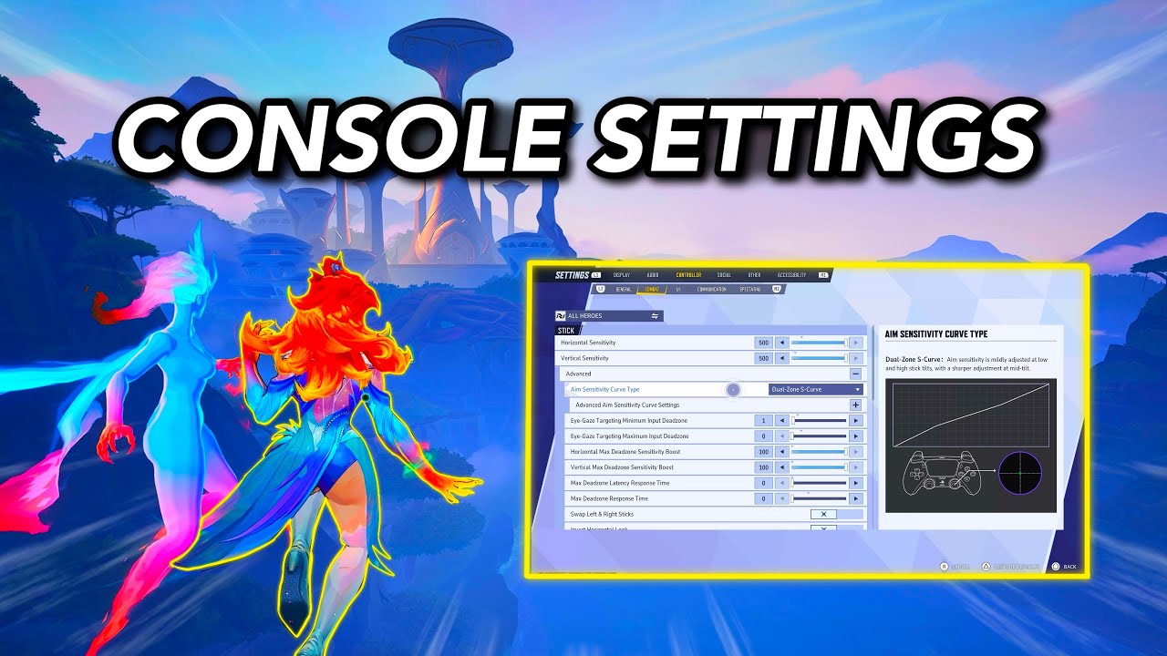 *NEW* BEST Controller Settings for Marvel Rivals Season 9 | Console Guide
