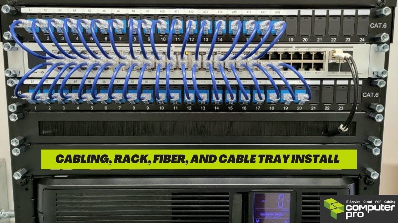 Cabling, Rack , and Fiber IDF install at a new Toyota building