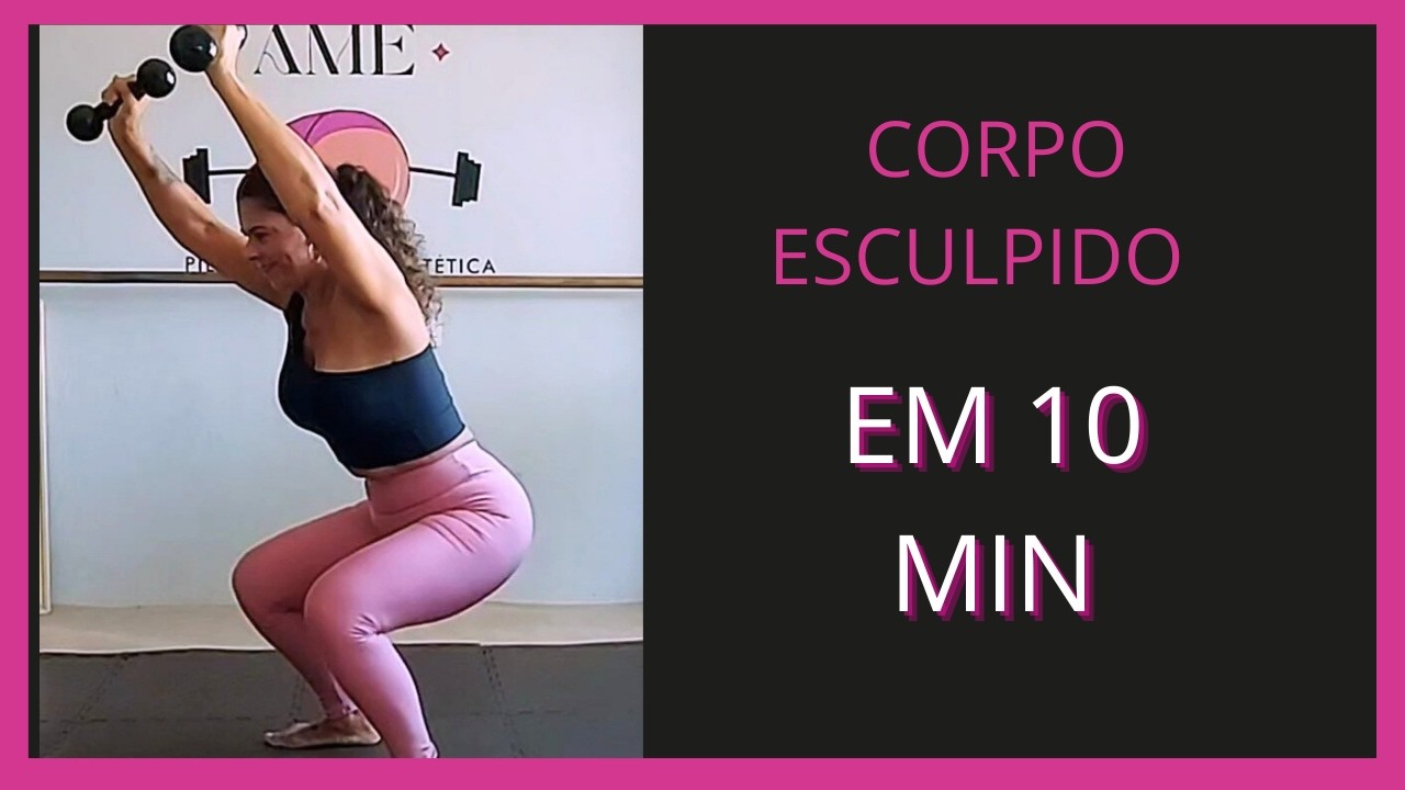 10 min para combater a FLACIDEZ | Treino AMESculpt