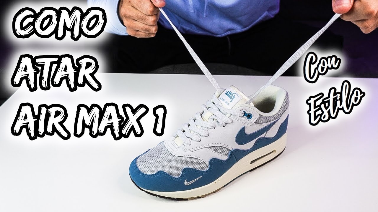 ⚠️COMO ATAR AIR MAX 1 (3 Estilos ✅)/How to LACE AIR MAX 1