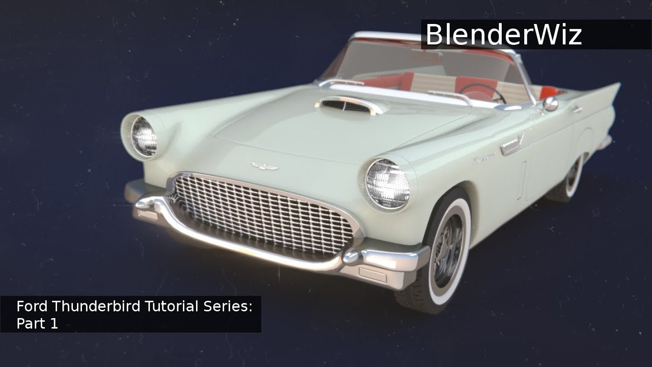 1957 Ford Thunderbird Tutorial Part 1