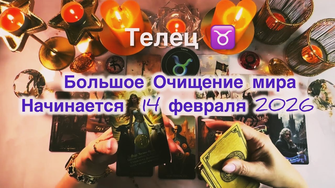 Телец ♉️ таро и астро прогноз с 9 по 15 февраля 2026 года 