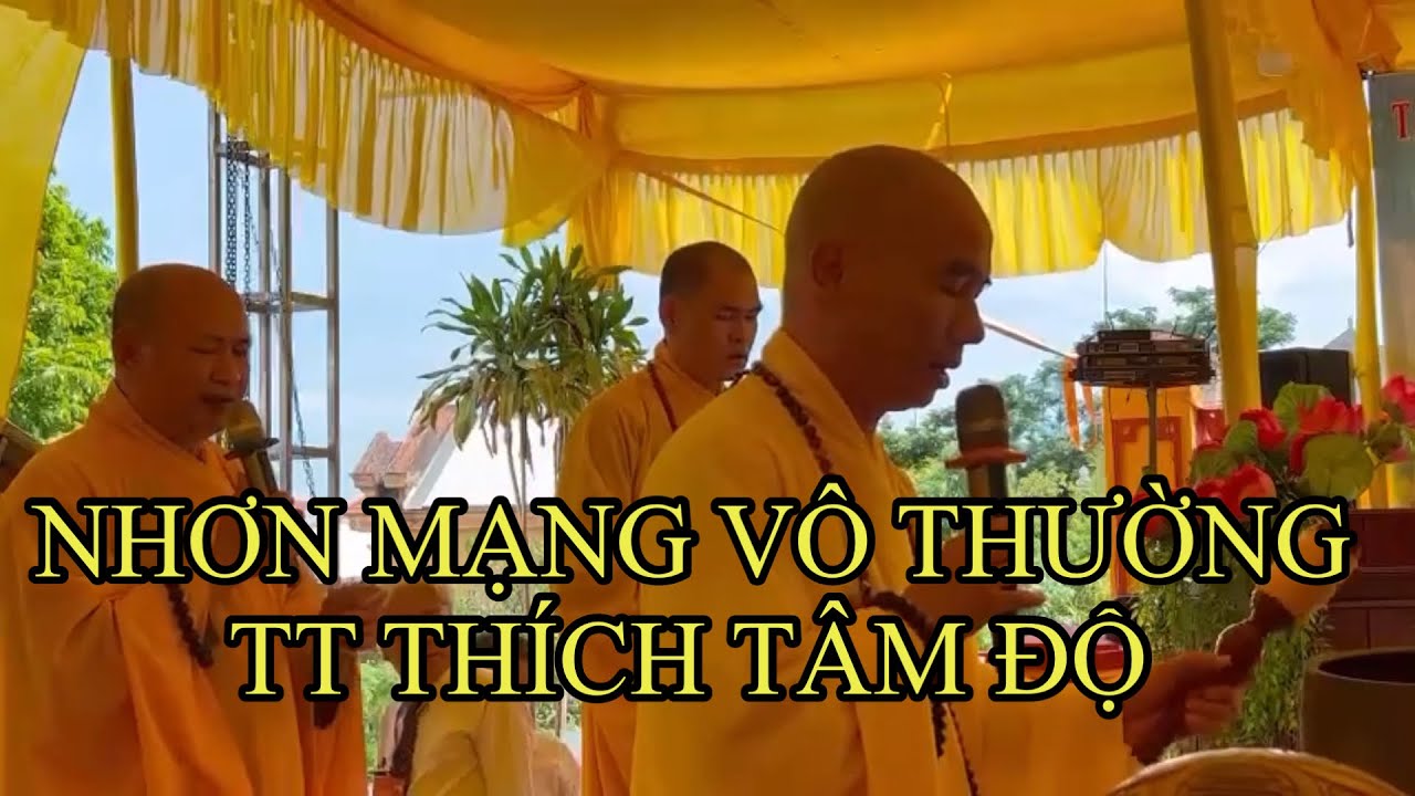 Nhơn mạng vô thường TT thích tâm độ