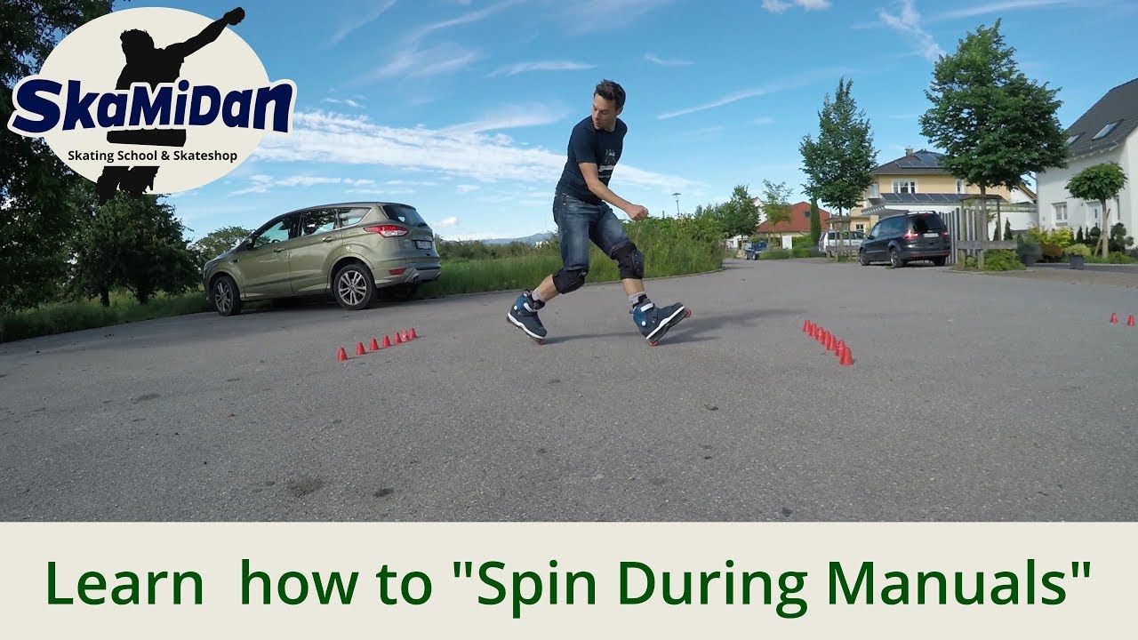 How To: Spins And Jumps On Just Two Wheels - Manuals; Wheelies - Fitness Inline Advanced I #04
