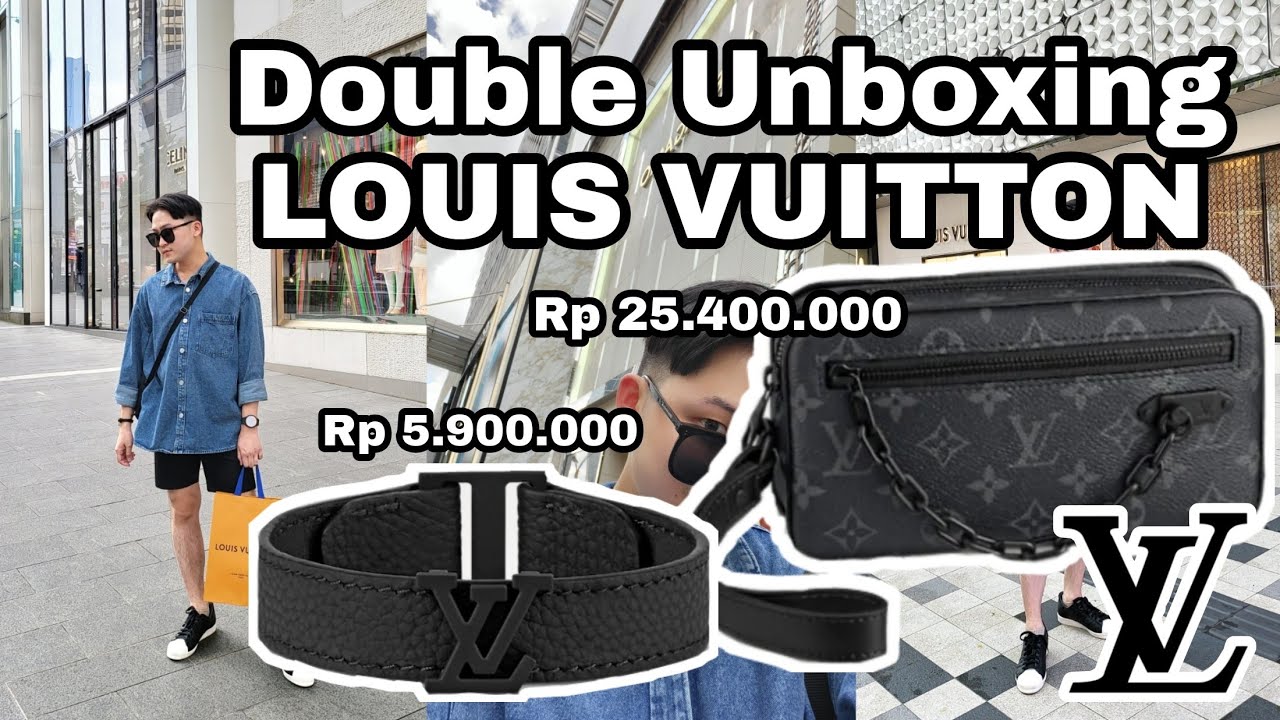 LOUIS VUITTON POCHETTE VOLGA & AEROGRAM BRACELET UNBOXING | SHOPPING DI LV PLAZA SENAYAN JAKARTA
