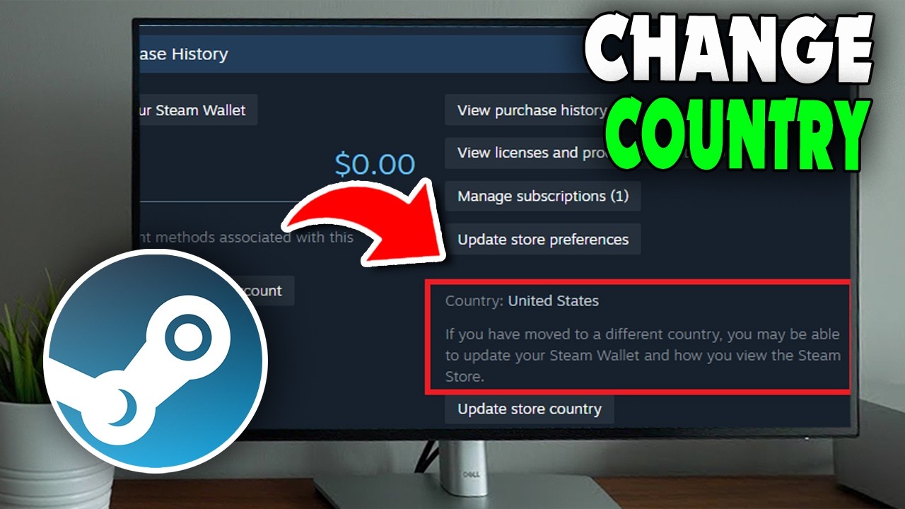 Как изменить регион или страну в Steam &mdash; новое обновление