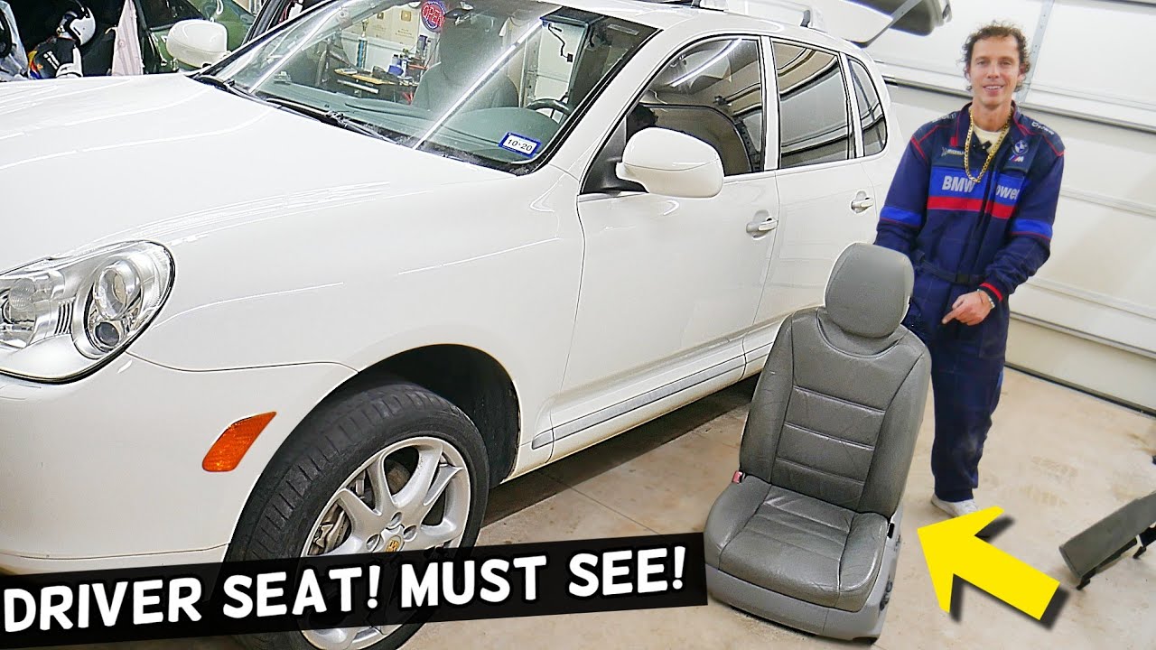 Porsche Cayenne Front Left Driver Seat Removal Replacement