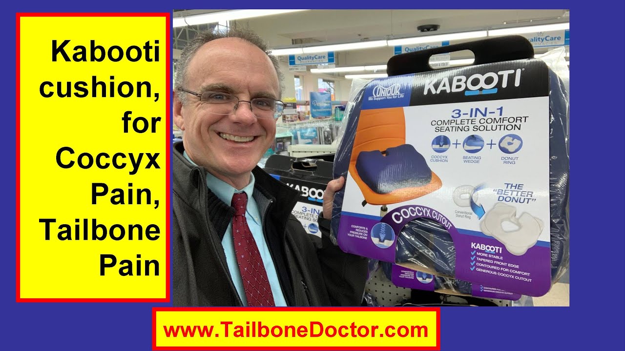 Kabooti Cushion, for Coccyx Pain, Tailbone Pain, Coccydynia