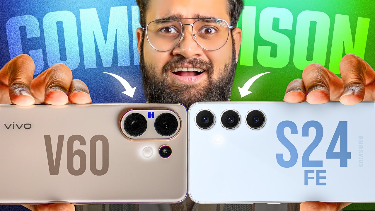 vivo V60 vs Samsung S24 FE Full Compare | Best Balanced Camera Phone Under ₹30,000 ⚡