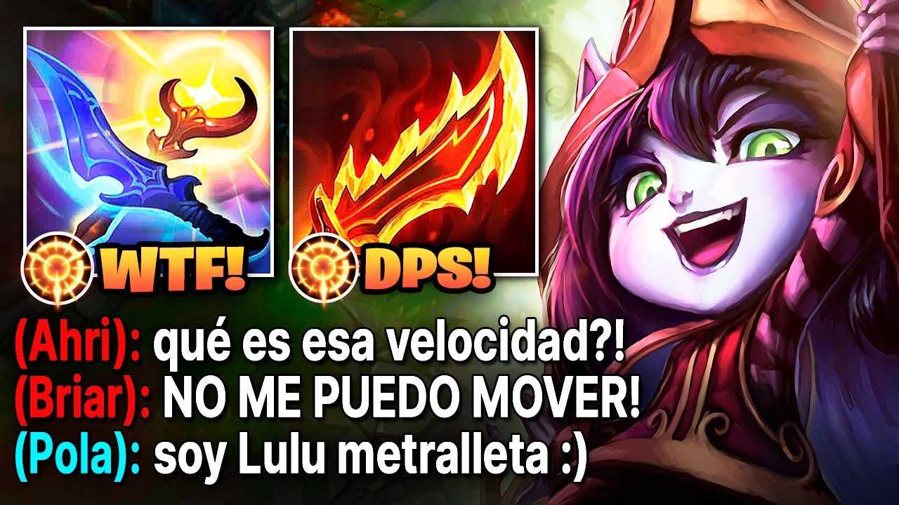 Lulu pero 200% velocidad de Ataque y el enemigo no se puede mover