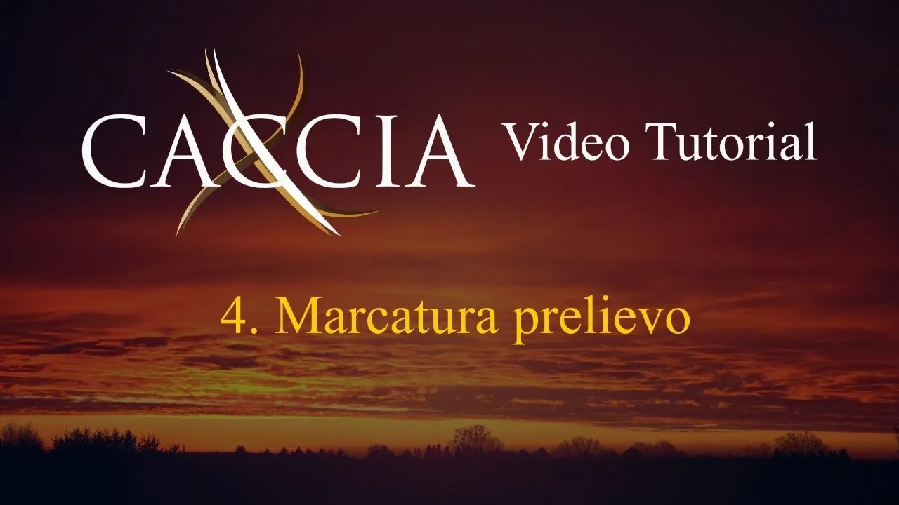XCaccia - Marcatura prelievo
