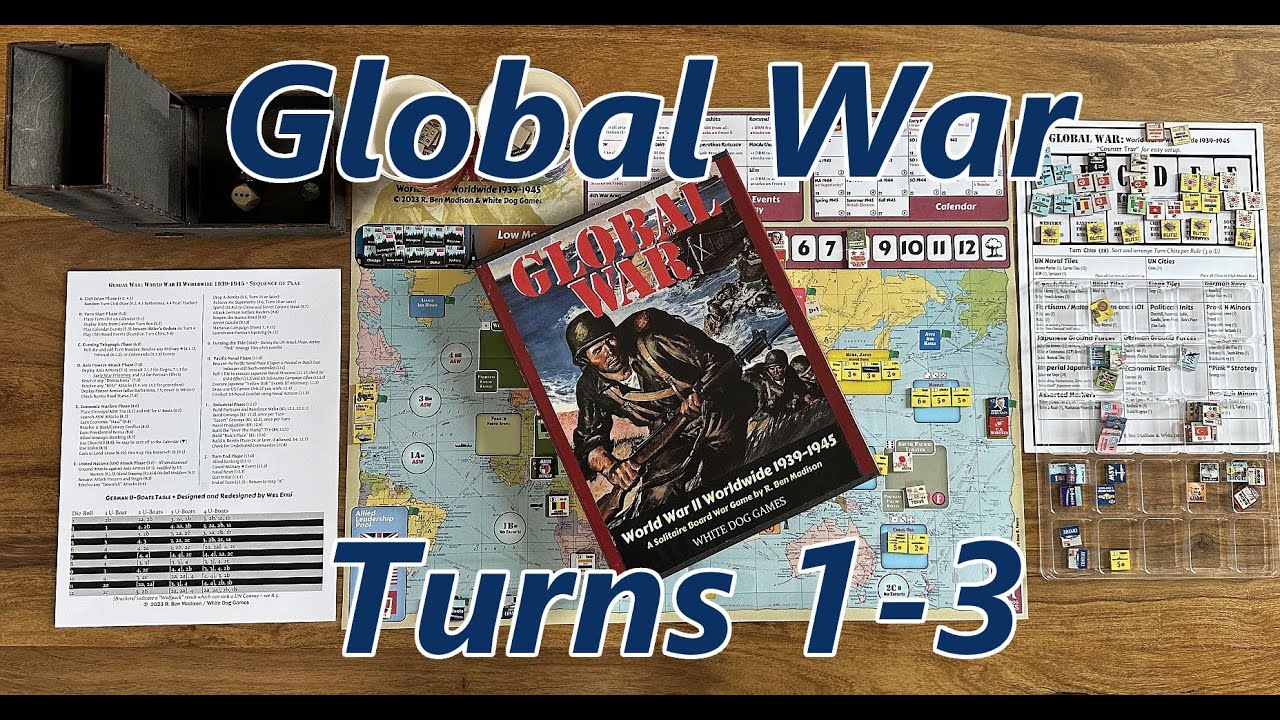 Global War: World War II Worldwide 1939-1945 Playthrough, Turns 1-3