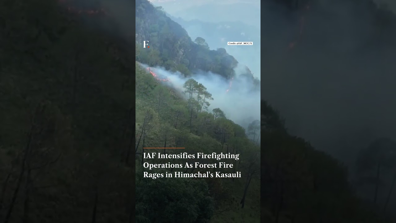 IAF Intensifies Firefighting Operations As Forest Fire Rages in Kasauli | N18L
