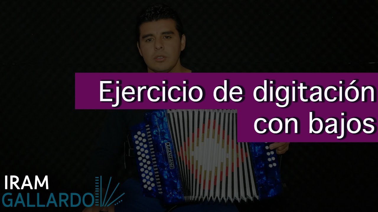 Ejercicio de coordinación con bajos (Acordeón diatónico)