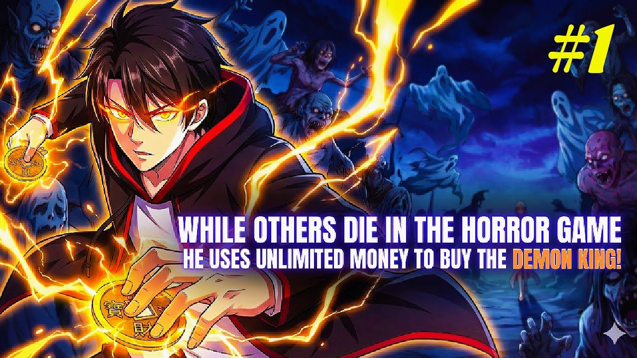 P1 - While Others Die in the Horror Game, He Uses Unlimited Money to Buy the Demon King! | Manhwa