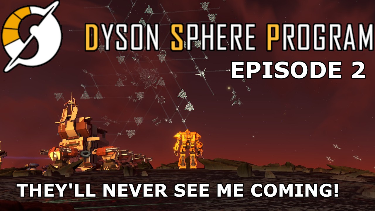 [Dyson Sphere Program] Intrastellar expansion, Dyson Swarms, and Hive Attack! :: Ep 2