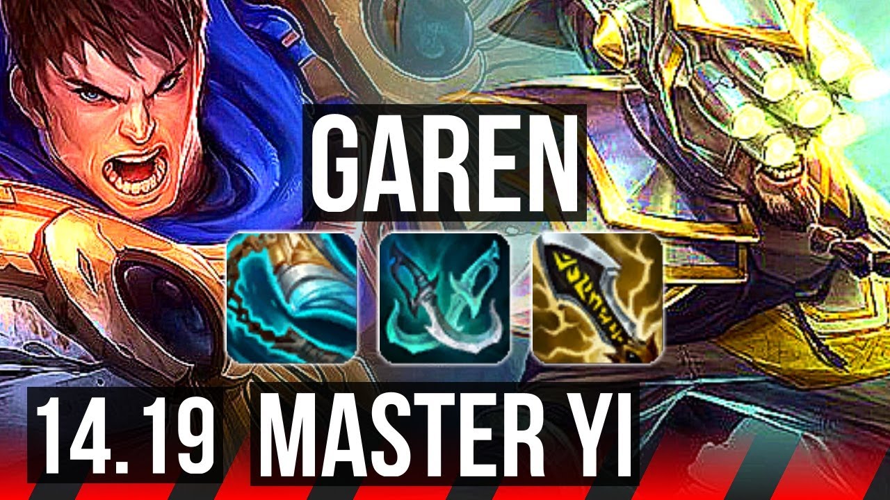 GAREN vs MASTER YI (TOP) | 8/1/3, Legendary | EUW Master | 14.19