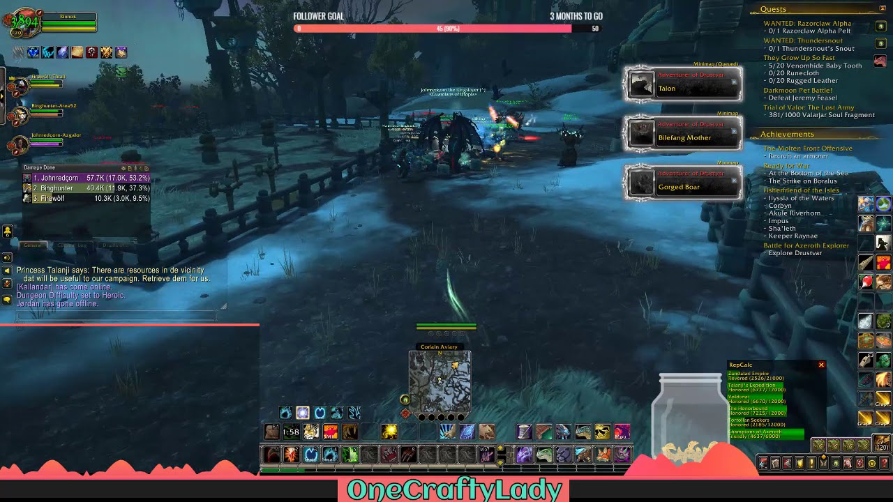 Highlight: WoW -  Drustvar Mule Dropped