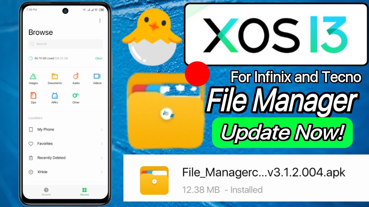 XOS 13 File Manager Update for Infinix and Tecno Mobiles | XOS 13