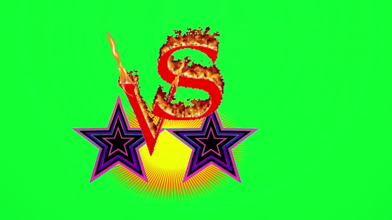 Logo para Suscriptor SV Green Screen, letras de fuego