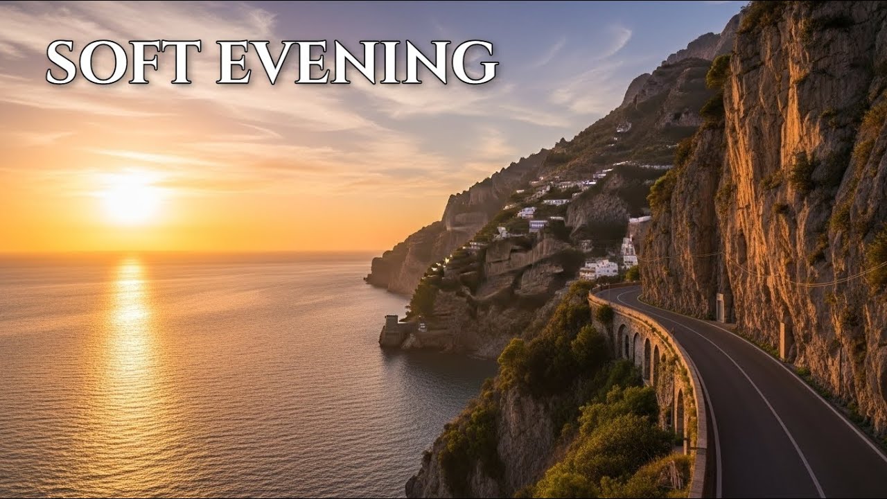 Soothing Mediterranean Music 🎶 Golden Hour Italian Coast Relaxation (2+ Hours)