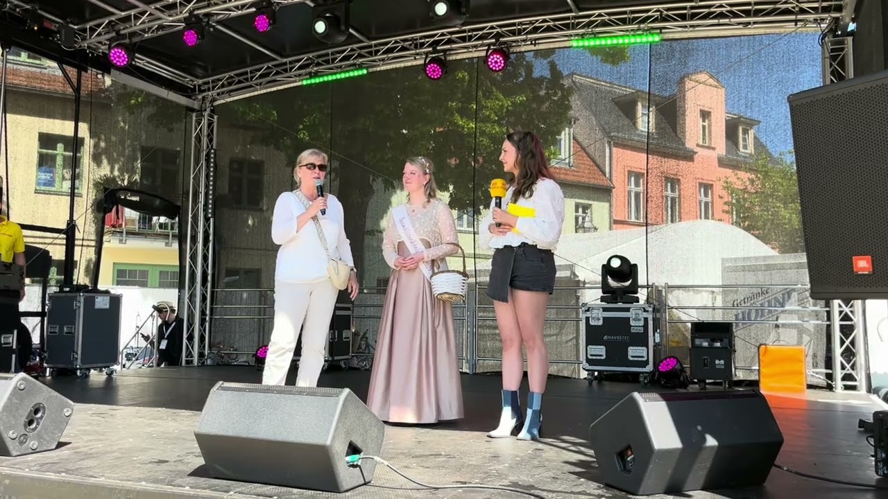 Baumblütenfest 2025 in Werder (Havel) - Die Eröffnung des Volksfestes am 01.05.2025