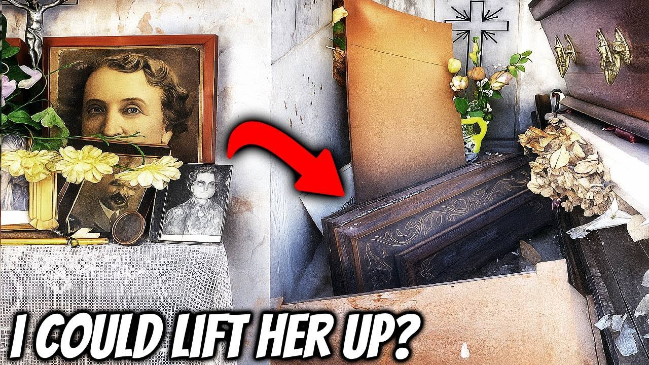 They just left this lady upside down in her casket, and I wasn't OK with it