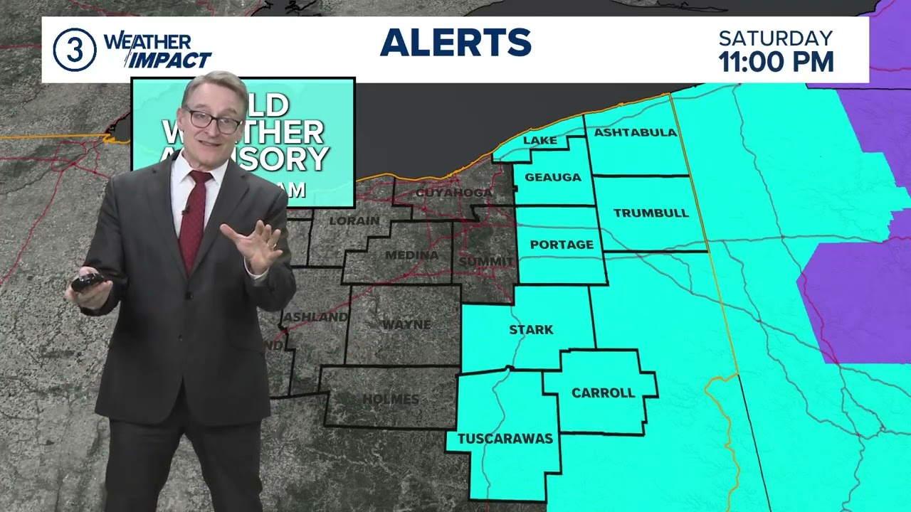 Northeast Ohio Forecast: Well below freezing on Sunday