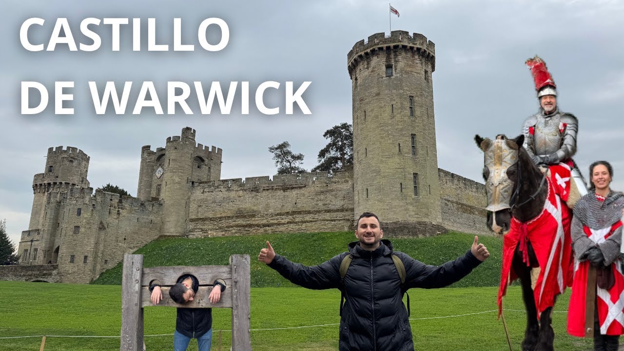 Dentro del castillo medieval más épico que he visitado | Warwick / Inglaterra 🇬🇧
