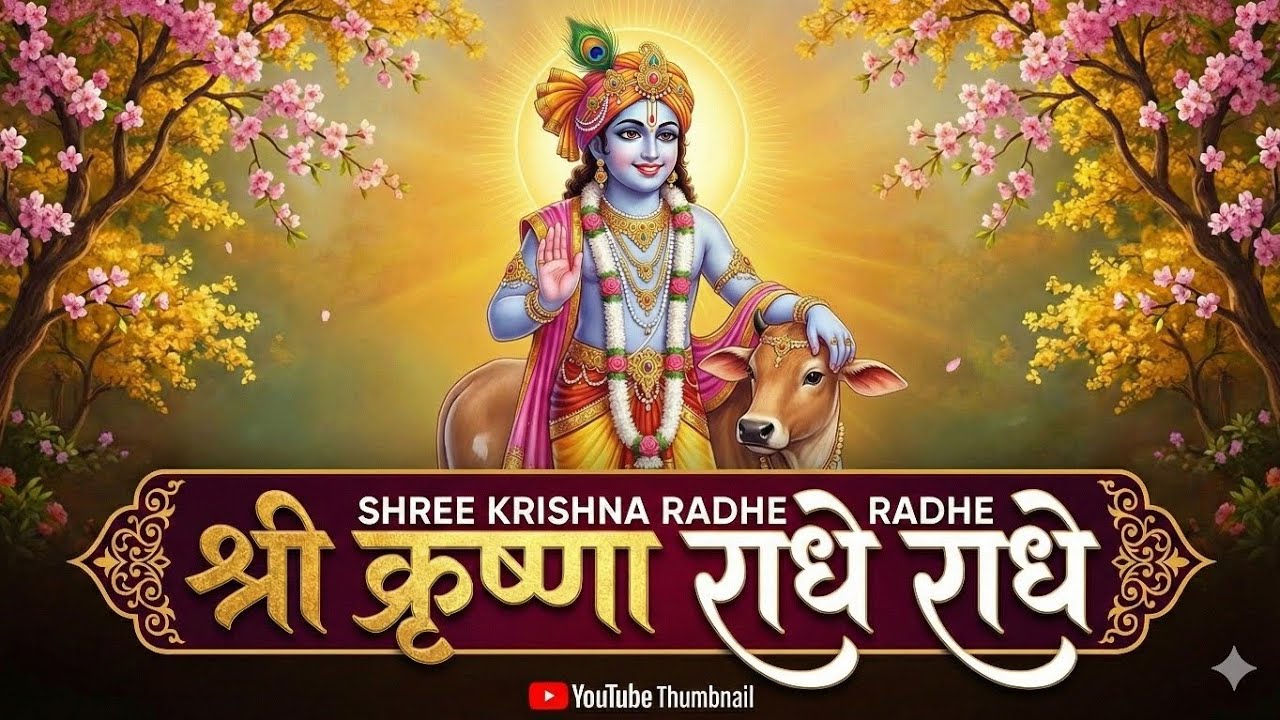 राधे कृष्णा राधे कृष्णा राधे 108 मंत्रा उच्चारण|मन को शान्ति दे| कष्ट दूर करे|ध्यान को |धन को बढ़ाये