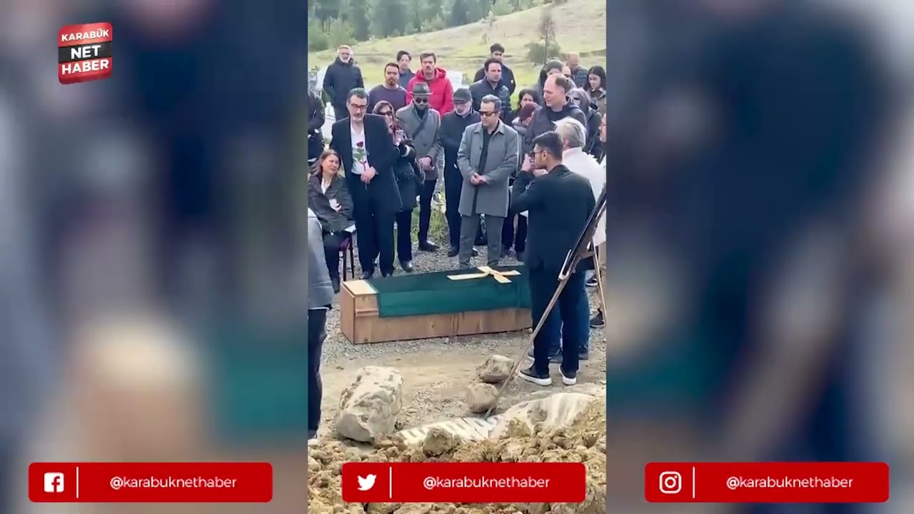 KAZADA ÖLEN MOTOKURYE İÇİN HRİSTİYAN DEFİN TÖRENİ