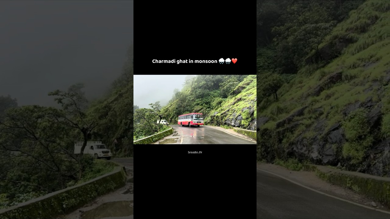 #charmadighat in monsoon #karnataka #chikkamagaluru #monsoon