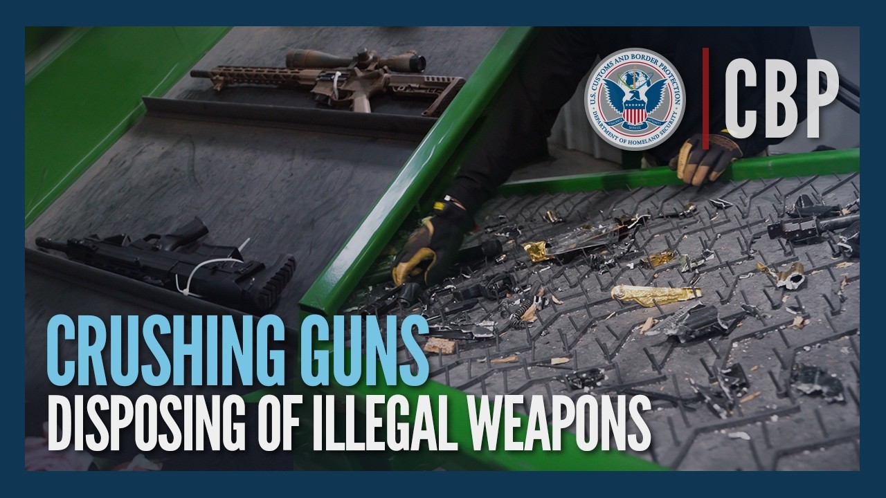 How Illegal Weapons are Destroyed | CBP