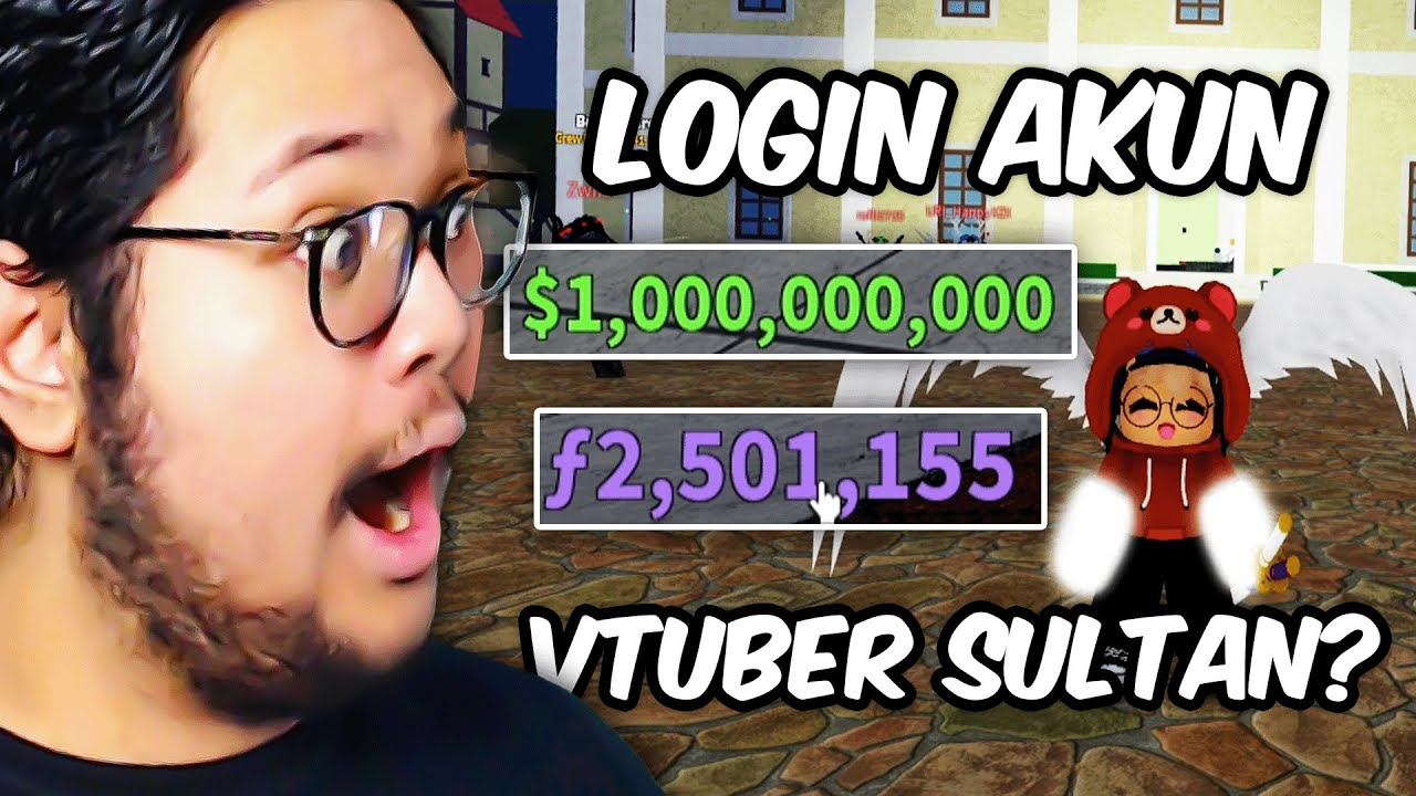 AKU REVIEW AKUN VTUBER PALING GG DI BLOX FRUITS!?