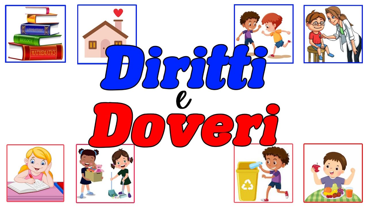 📚 DIRITTI e DOVERI: qual è la differenza? Non ci sono solo diritti, ma anche  REGOLE da rispettare ⚖